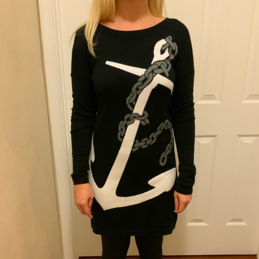 🎉sale Express Nautical Sweater Dress long sleeve.
